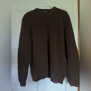 Eddie Bauer Men’s knit brown sweater size L